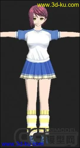 3D打印模型H-GAME同级生女主角之一的图片