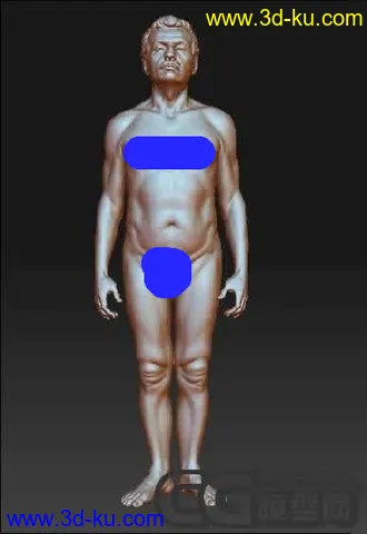 3D打印模型高模小金人AND真人皮肤（）的图片