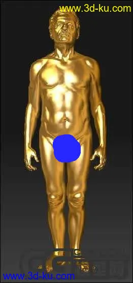 3D打印模型高模小金人AND真人皮肤（）的图片