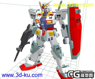 3D打印模型GUNDAM RX78-3   lwo  6kt的图片
