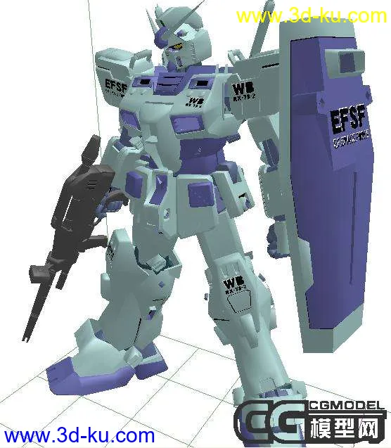 GUNDAM RX78-3   lwo  6kt模型的图片2