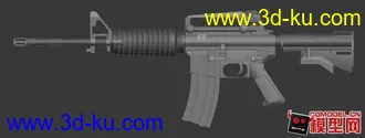 3D打印模型m4a1    贴图的图片