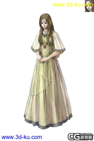 公主模型下载的图片