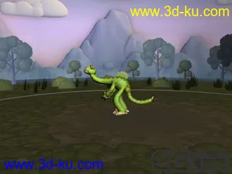 3D打印模型孢子生物场景的图片
