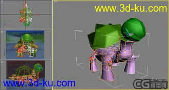 3D打印模型酷龟的图片