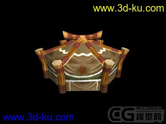 3D打印模型一个帐篷的图片