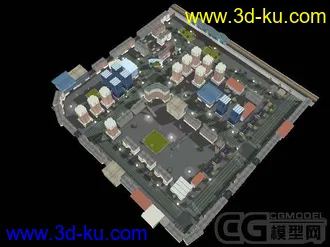 3D打印模型北京市五道口地铁站周边环境的图片