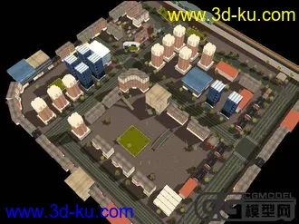 3D打印模型北京市五道口地铁站周边环境的图片