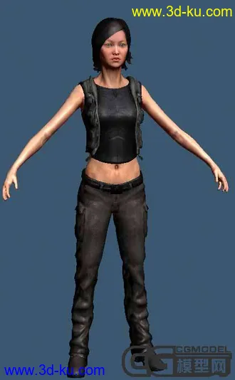3D打印模型孤岛危机女科学家的图片