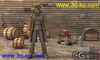 3D打印模型[首发] 西部人的复仇 第三关场景的图片