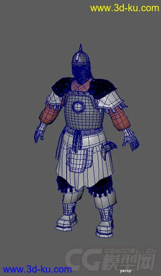 3D打印模型武士的图片