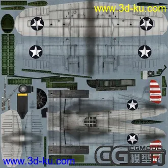 3D打印模型游戏中导出的F6F恶妇的图片