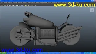3D打印模型战车 摩托车的图片