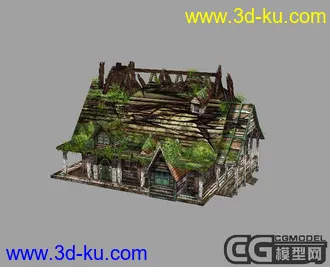 3D打印模型一个野外的木屋...的图片