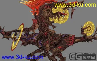 3D打印模型最終幻想XII裁判長,一共五個,論壇上有其中一個(15樓更新召喚獸)的图片