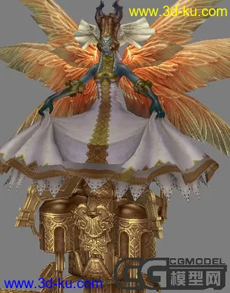 3D打印模型最終幻想XII裁判長,一共五個,論壇上有其中一個(15樓更新召喚獸)的图片