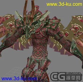 3D打印模型最終幻想XII裁判長,一共五個,論壇上有其中一個(15樓更新召喚獸)的图片