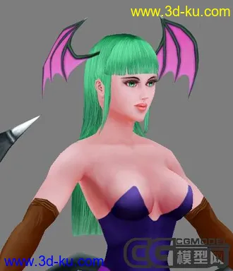 3D打印模型Morrigan的图片