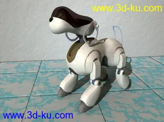 3D打印模型昨天做的一个电子狗，请指教的图片