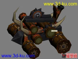 3D打印模型魔兽战车的图片