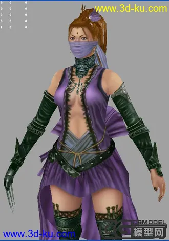 4边面模型，重发下能不能下载的图片