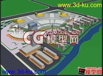 3D打印模型城市的图片