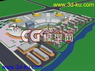3D打印模型城市的图片