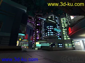 梦幻之星网络版 先驱者2号商店街模型的图片