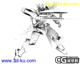 3D打印模型EXIA！I 'm GUNDAM！（TWO）的图片