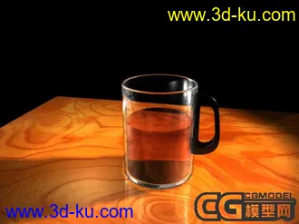 3D打印模型玻璃杯子和材质的图片