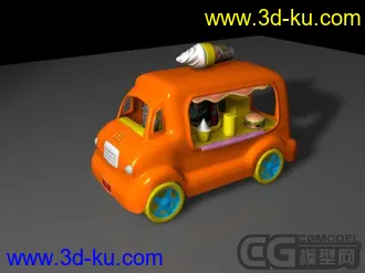 麦当劳的车子模型和带贴图的图片