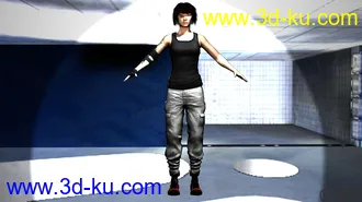 3D打印模型Mirros Edge (Faith) Rigged的图片