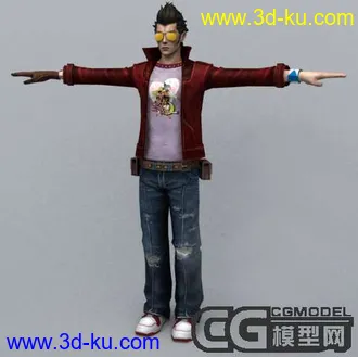 3D打印模型No More heroes (Travis)的图片
