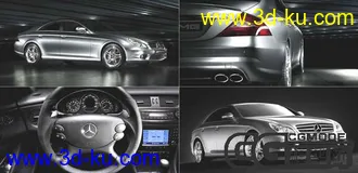 3D打印模型Mercedes- CLS 63 AMG的图片