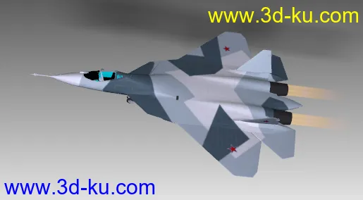 俄罗斯T50战斗机模型的图片1