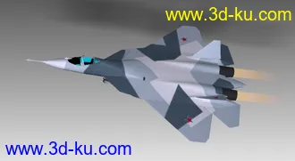 3D打印模型俄罗斯T50战斗机的图片
