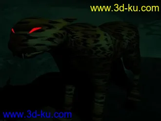 3D打印模型豹子的图片