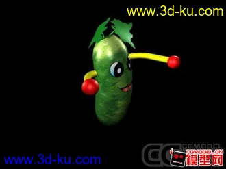 3D打印模型卡通形象--冬瓜的图片