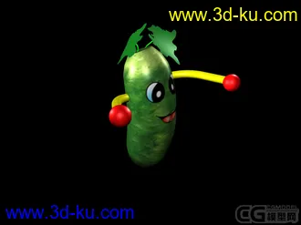 3D打印模型卡通形象--冬瓜的图片