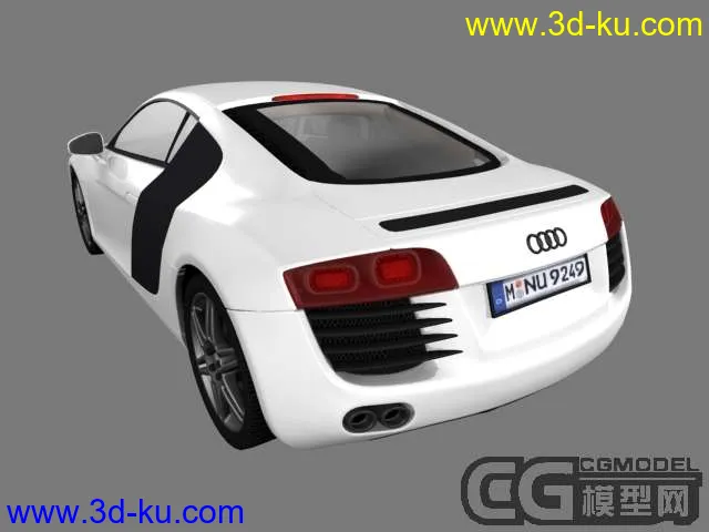 AUDI R8 3DS FILE模型的图片2