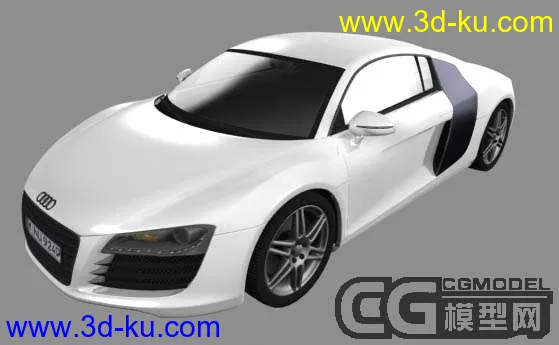 AUDI R8 3DS FILE模型的图片3