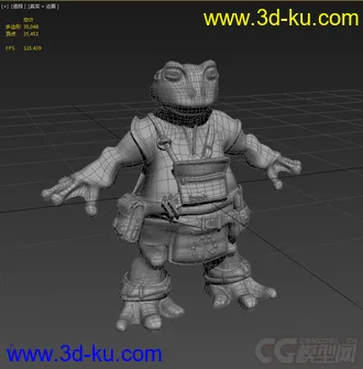 3D打印模型蛤蟆的图片