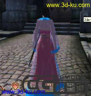 3D打印模型游戏人物`带骨骼的图片