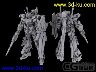 3D打印模型RX-0 UNICORN GUNDAM VER.KA的图片