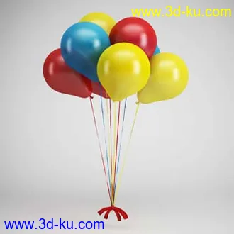 漂亮的气球模型！！！（带贴图,三种格式）的图片