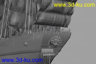 3D打印模型一艘船的精模~~~的图片