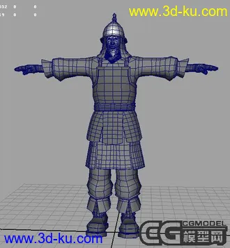 3D打印模型武士勇的图片