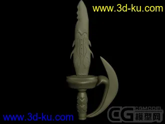 3D打印模型四种古代武器的图片