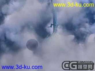 3D打印模型龙戏火球的图片