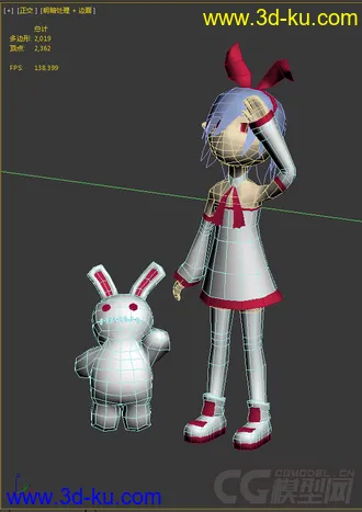 可爱小女孩模型的图片